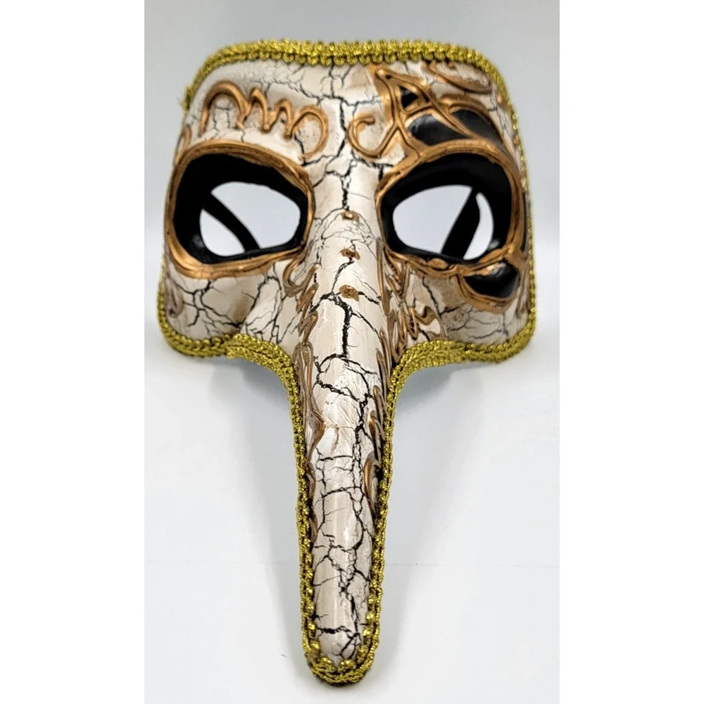 Long Nose Masquerade Party Mask Handmade Halloween Cosplay Bird Beak Adult